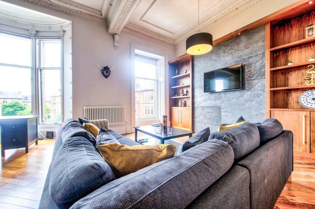 32 Victoria Crescent Road Apartment Glasgow Bagian luar foto